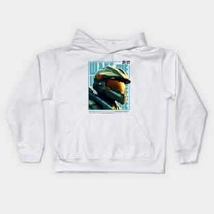 Halo game quotes - Master chief - Spartan 117 - WQ01-v8 Kids Hoodie